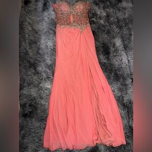 Stunning Pink mori lee prom dress